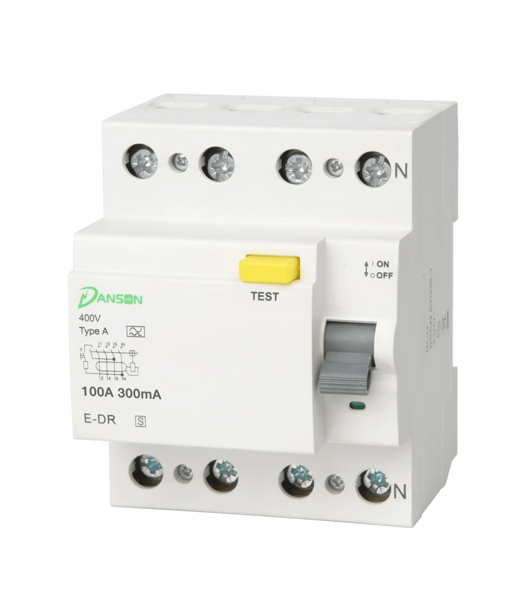 4P 100A / 300mA RCD Type A Time Delay Danson Electrical