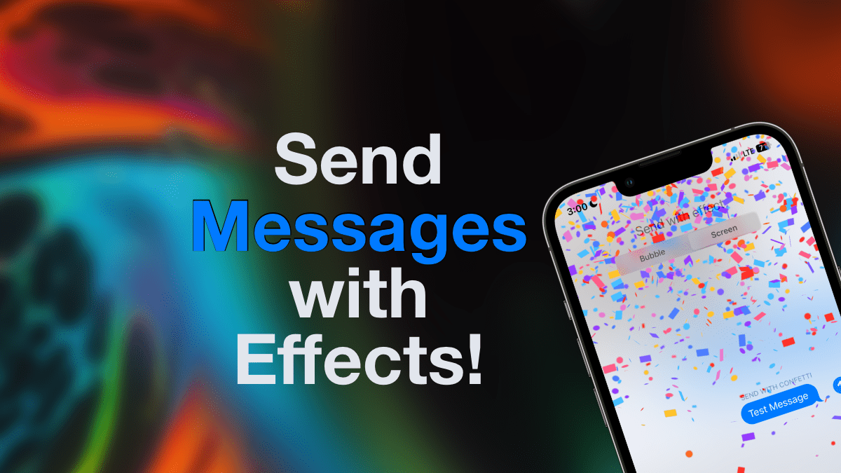 How to Use Message Effects in iMessage Dan Stransky