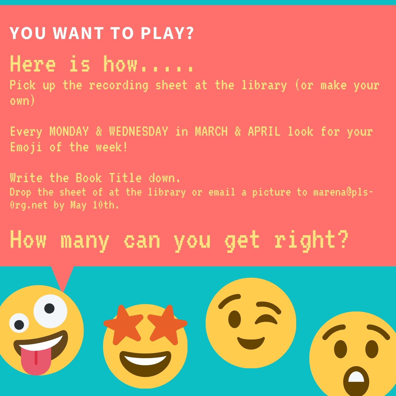 It’s An Emoji Challenge! Dansville Public Library