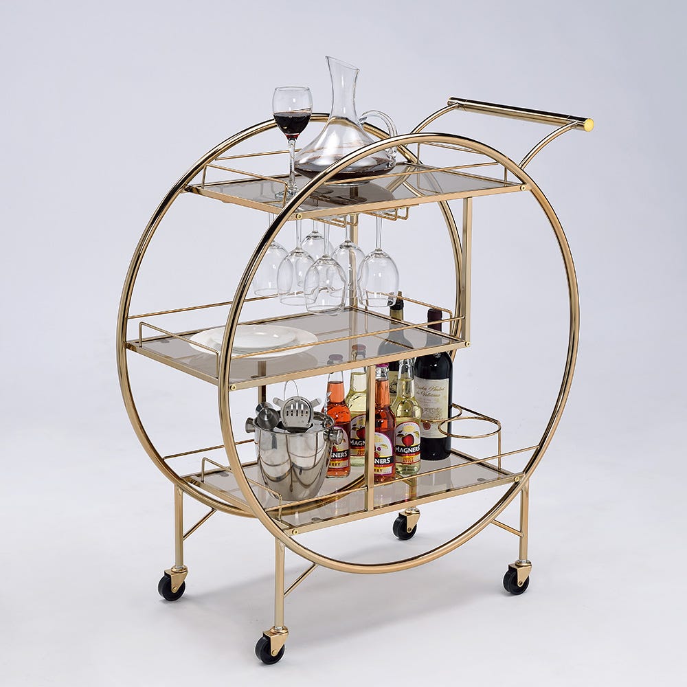 Rhonda 3 Tier Round Serving Trolley Danube Home Bangladesh