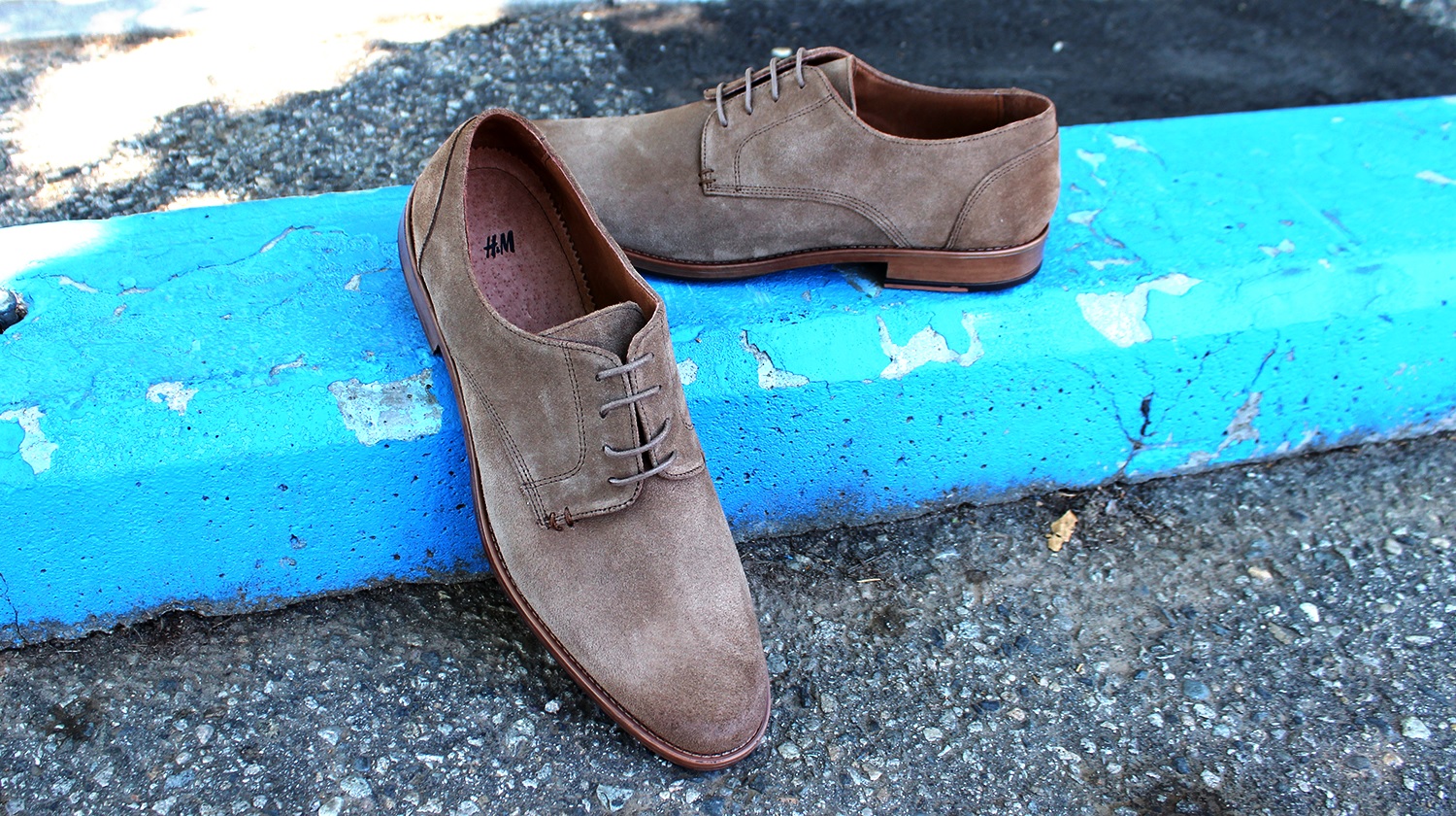 In Review H&M Suede Derby Shoes