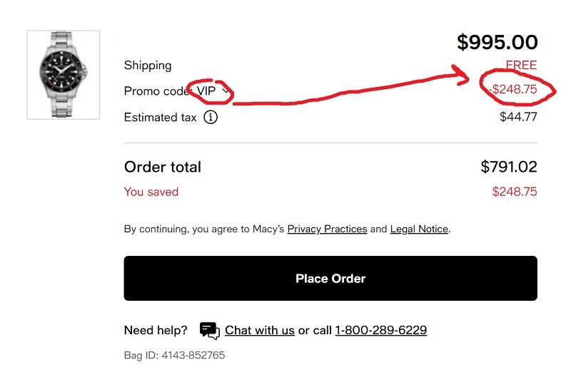 Steal Alert 25 off select watches at Macy’s (Hamilton & new Seikos