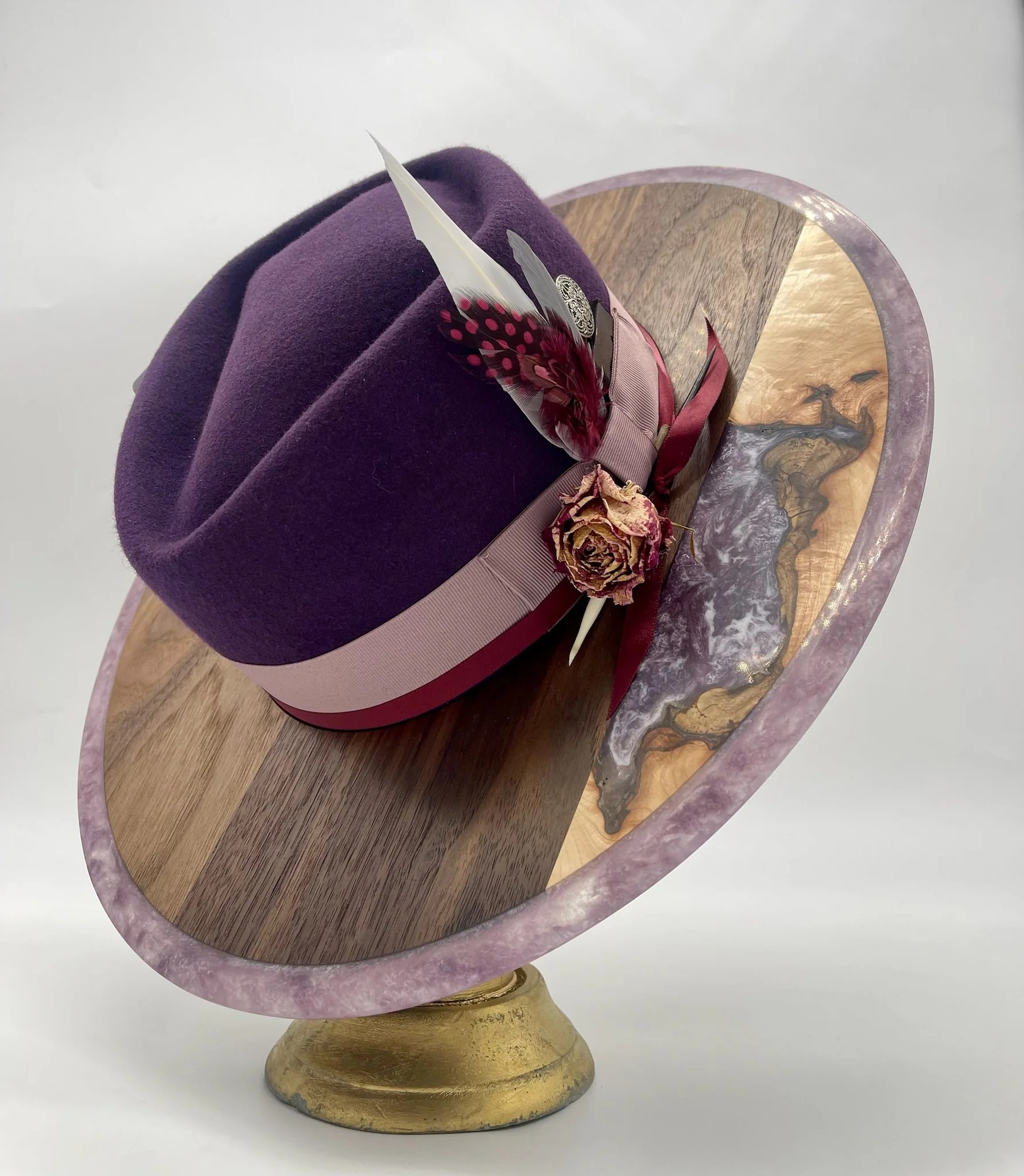 READY TO SHIP Large Purple Knot The Dapper Renaissance