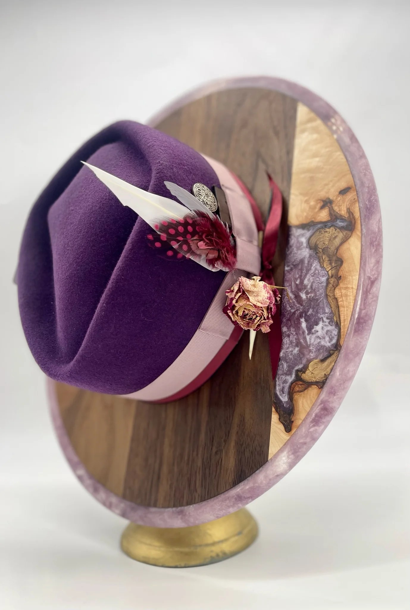 READY TO SHIP Large Purple Knot The Dapper Renaissance