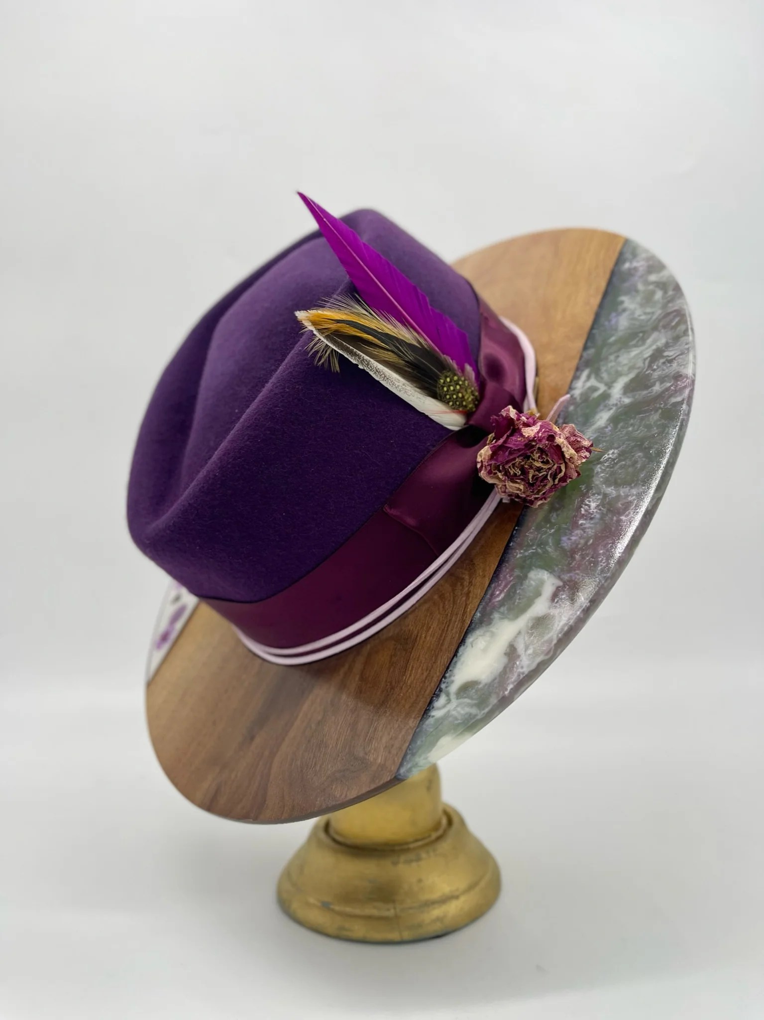 READY TO SHIP XL Purple Flowers The Dapper Renaissance