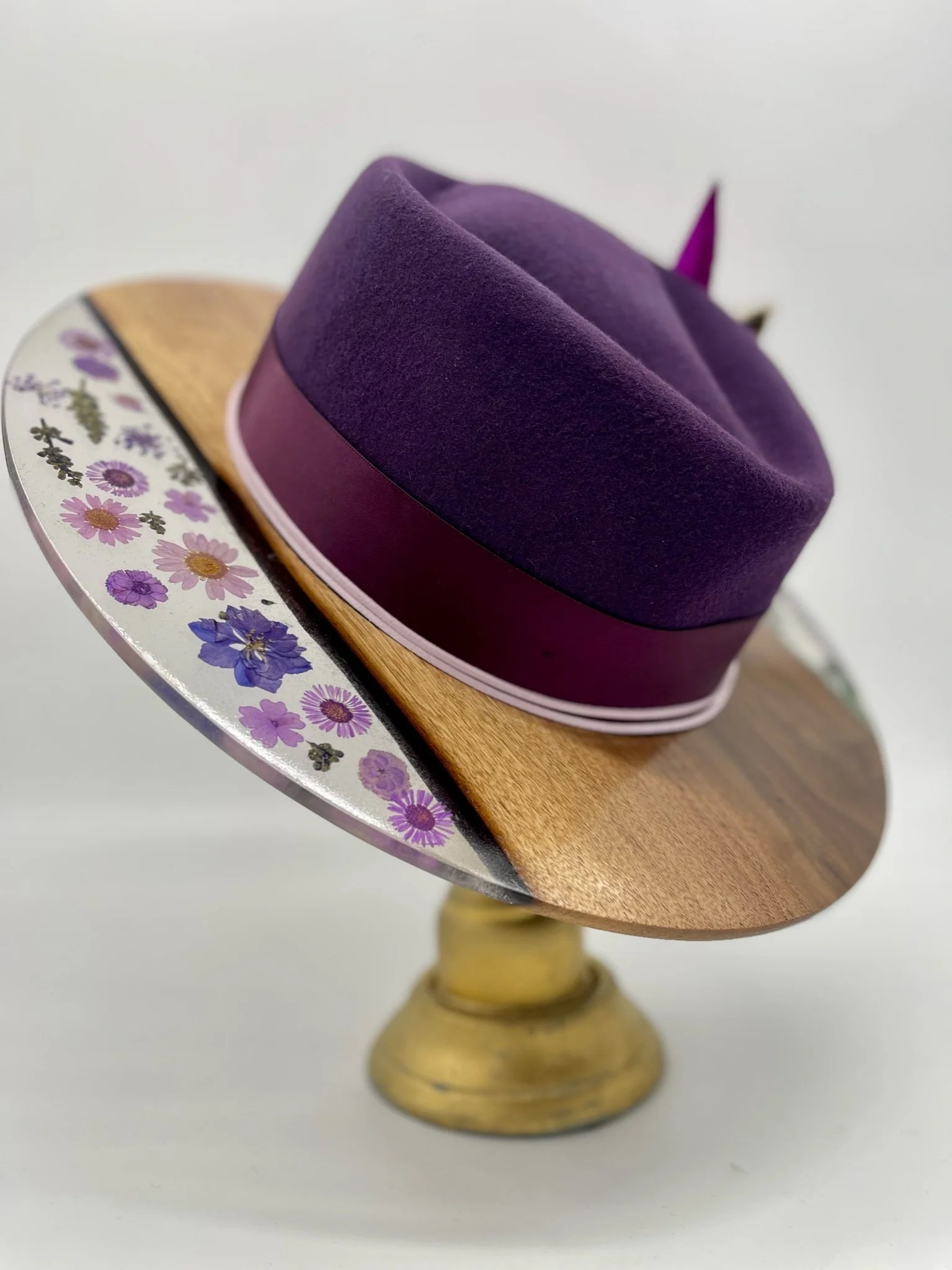 READY TO SHIP XL Purple Flowers The Dapper Renaissance