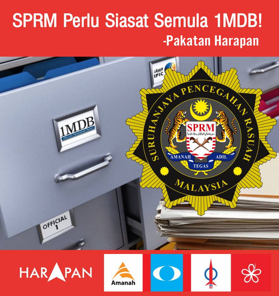 Pakatan Harapan menyerahkan memorandum kepada SPRM pada