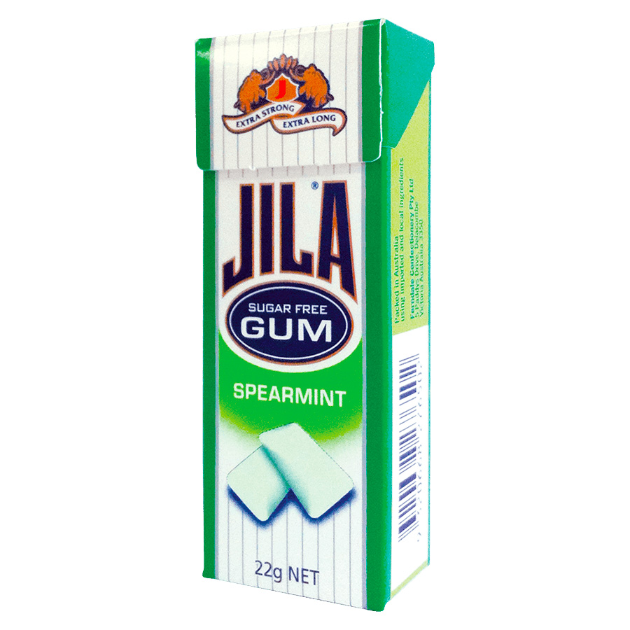 Jila Spearmint Sugar Free Gum 12pack Daprano & Company