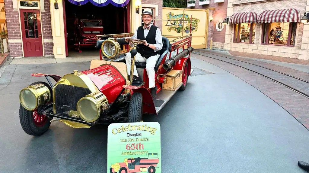 Disneyland's Main Street Fire Engine Celebrates 65 Years on Main Street