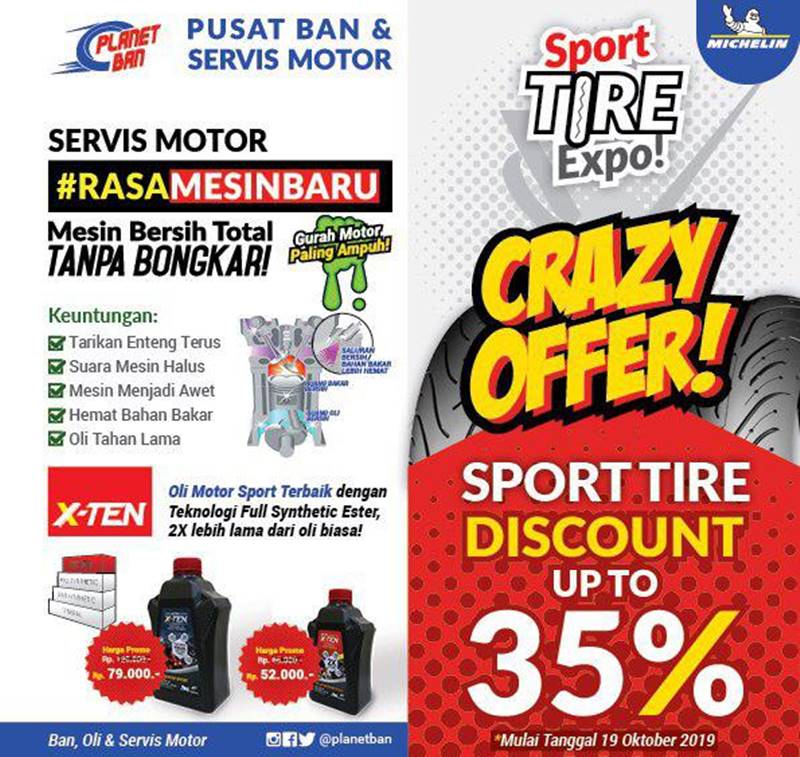 Beli Ban Motor Michelin Sekarang Di Planet Ban Dapat Diskon 35 Dapurpacu Id