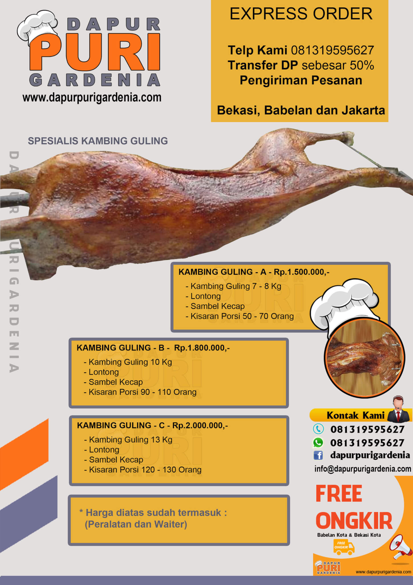 Kambing Guling | 081319595627 Catering Bekasi | Jakarta
