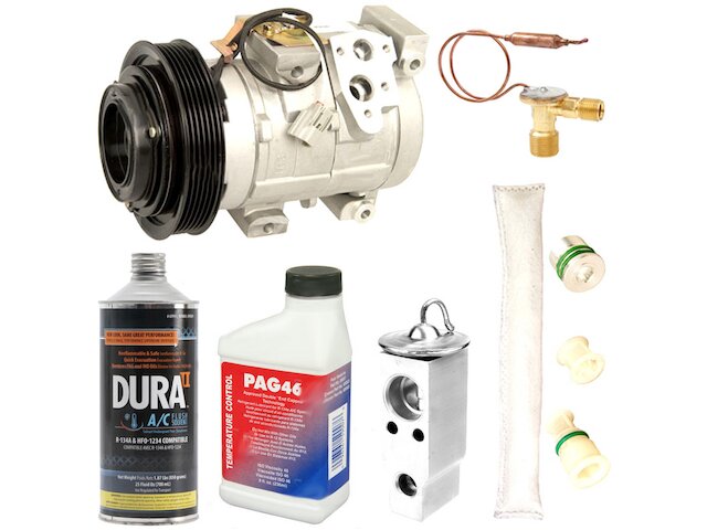 Front and Rear A/C Compressor Kit 5MPP59 for Honda Pilot 2006 2007 2008