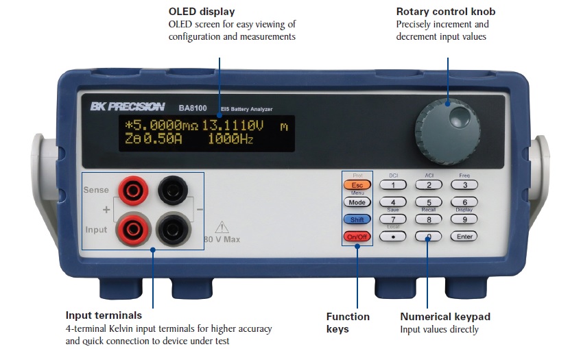 EIS Battery Analyser from B&K Precision