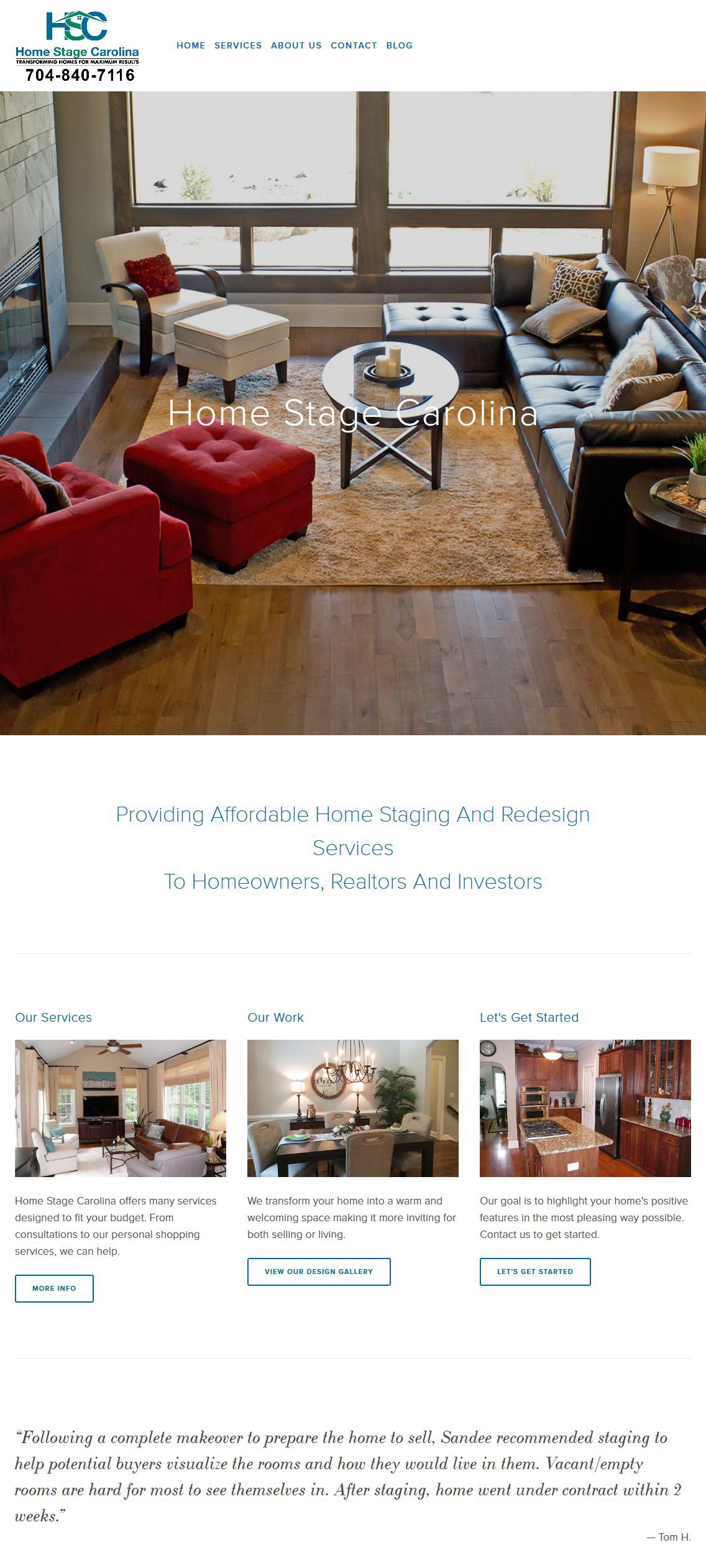 Home Stage Carolina Dara's Design