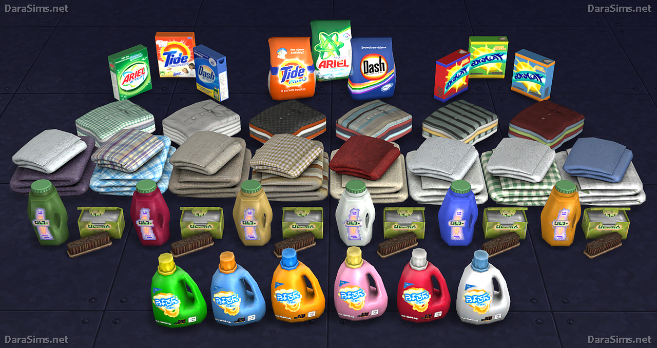 Laundry Decor Set (The Sims 4)