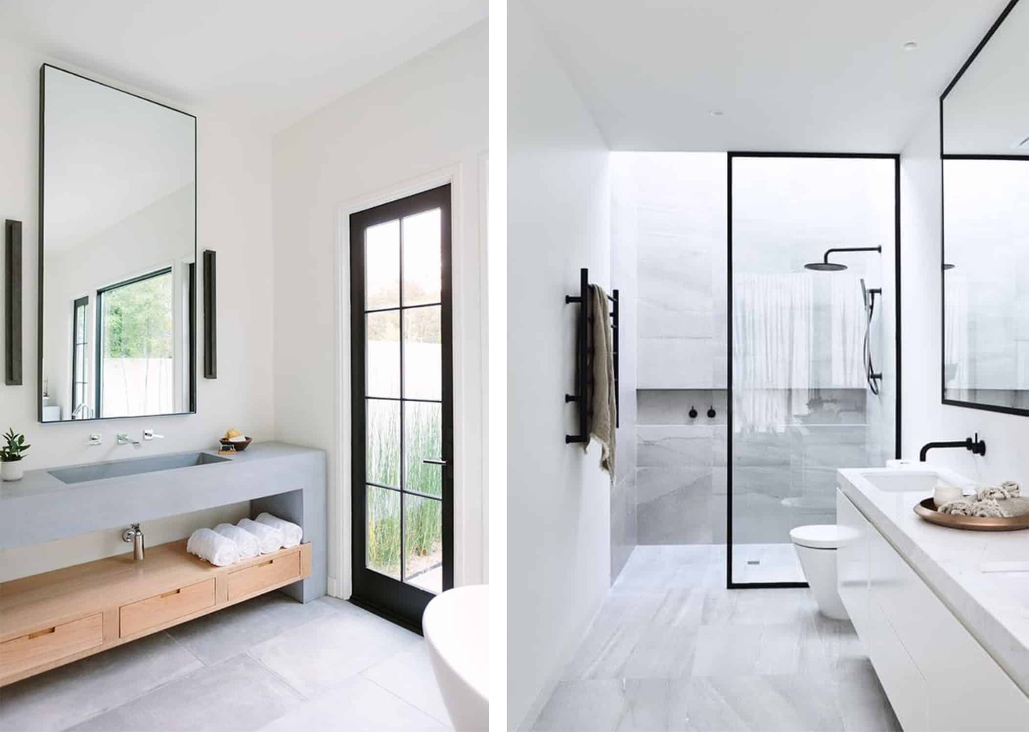 hamptons black and white bathrooms darci hether