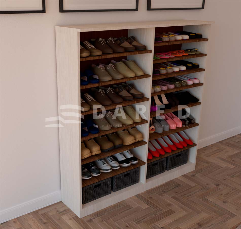 Zapatero diseño exclusivo y elegante juvenil DARED CONTRATISTAS