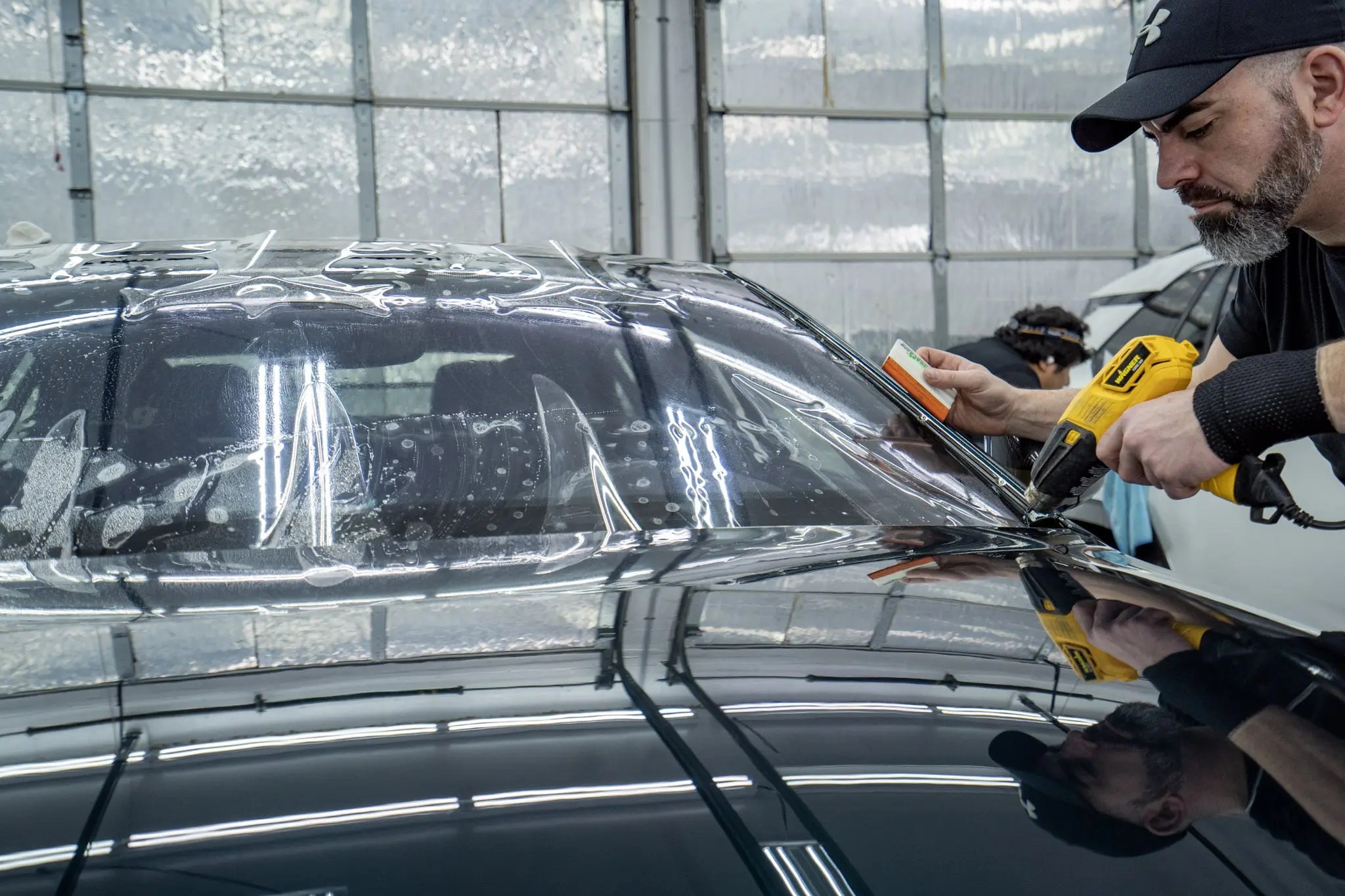 Jaguar project 8 Dark Green Darien Detail