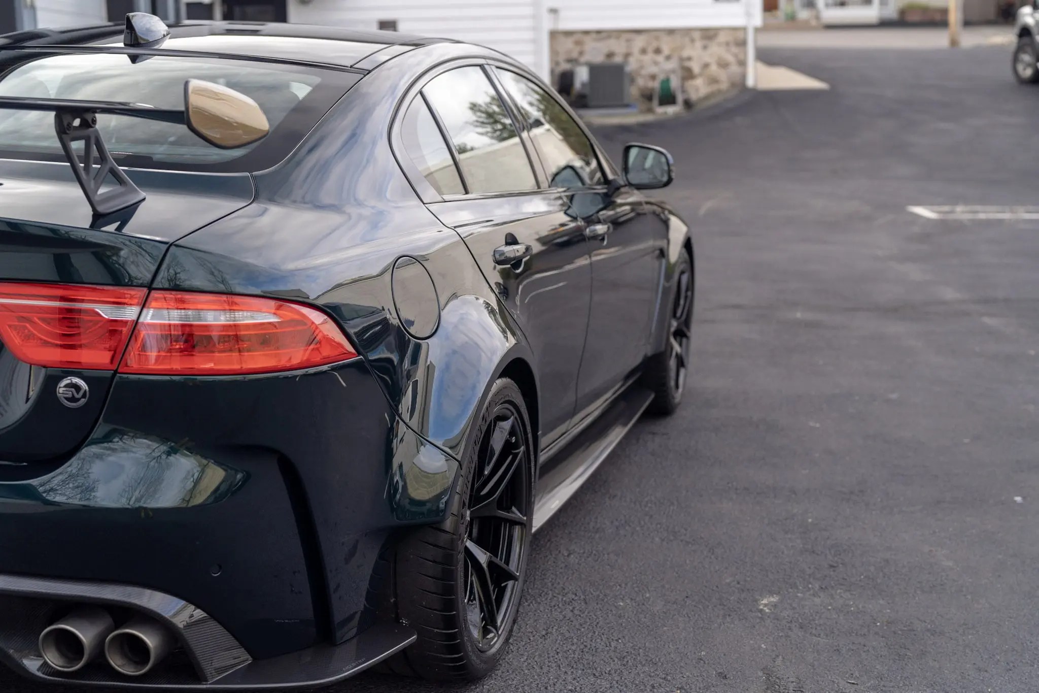 Jaguar project 8 Dark Green Darien Detail