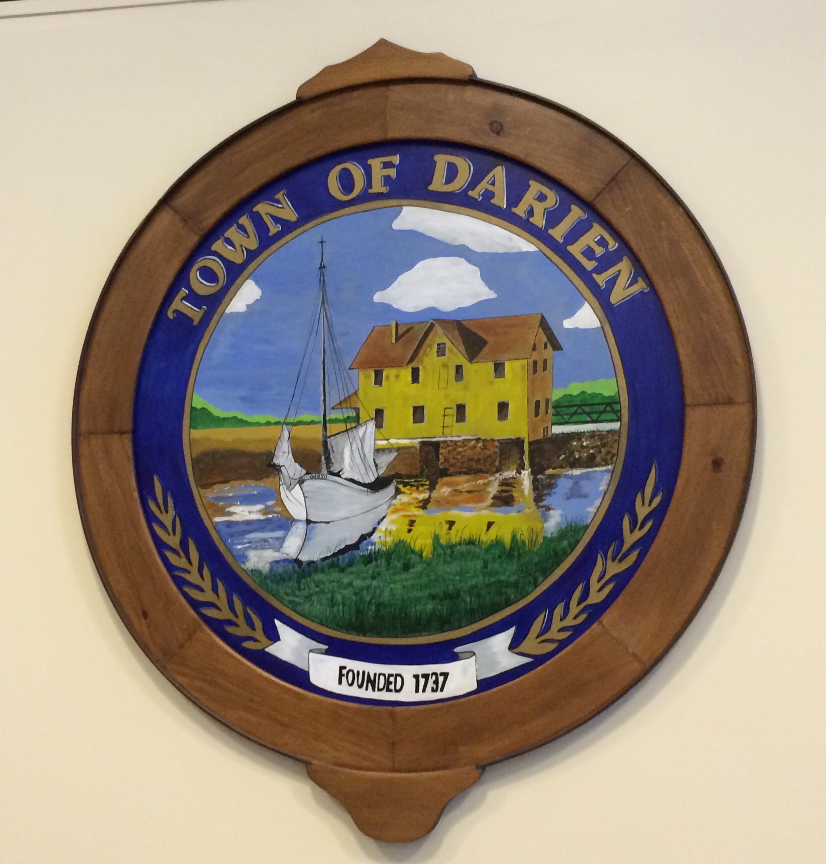 The Darien Town Seal More Than One Version DarieniteDarienite