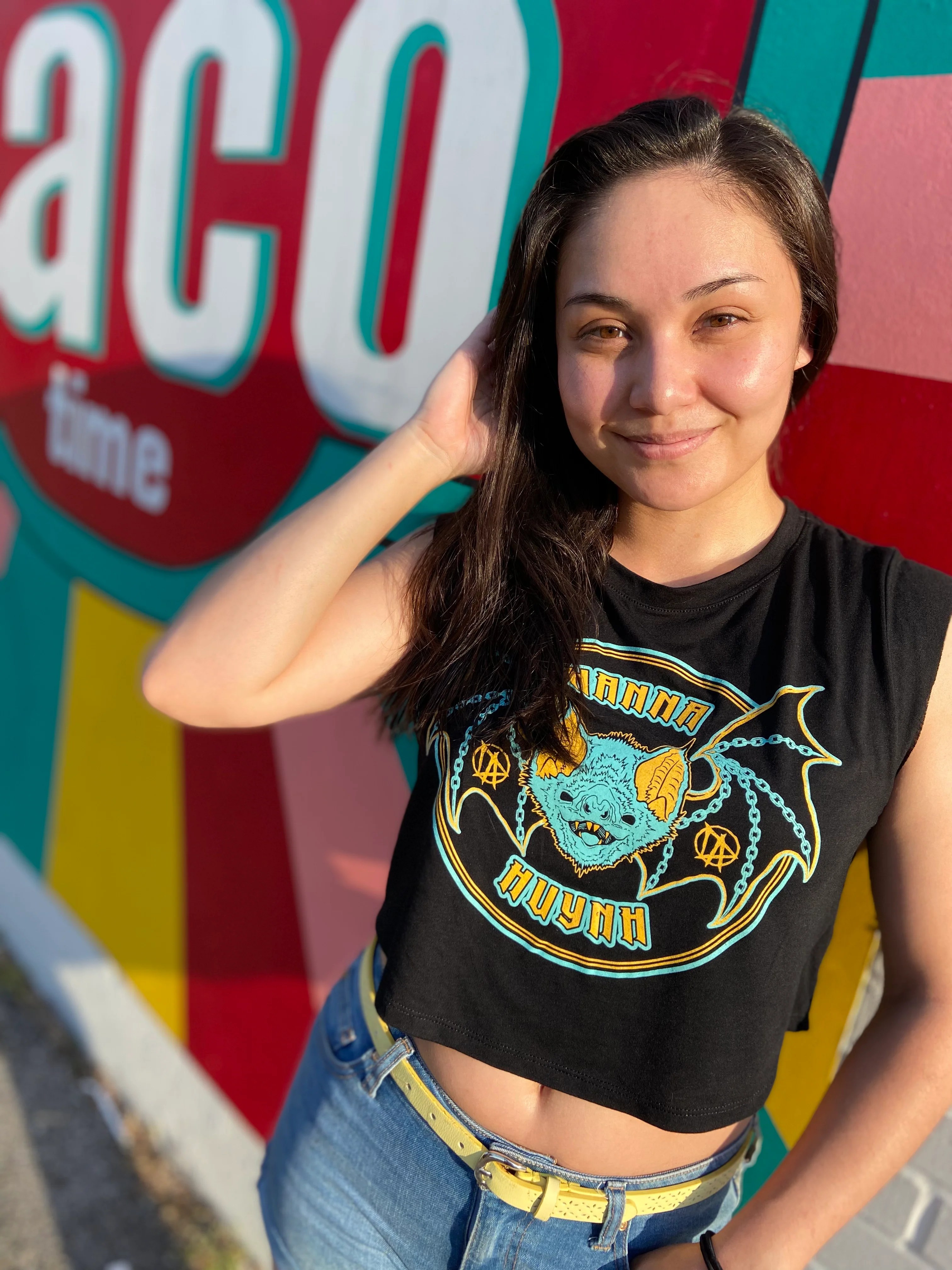 Hanna Huynh Crop Top Dark Ace Apparel