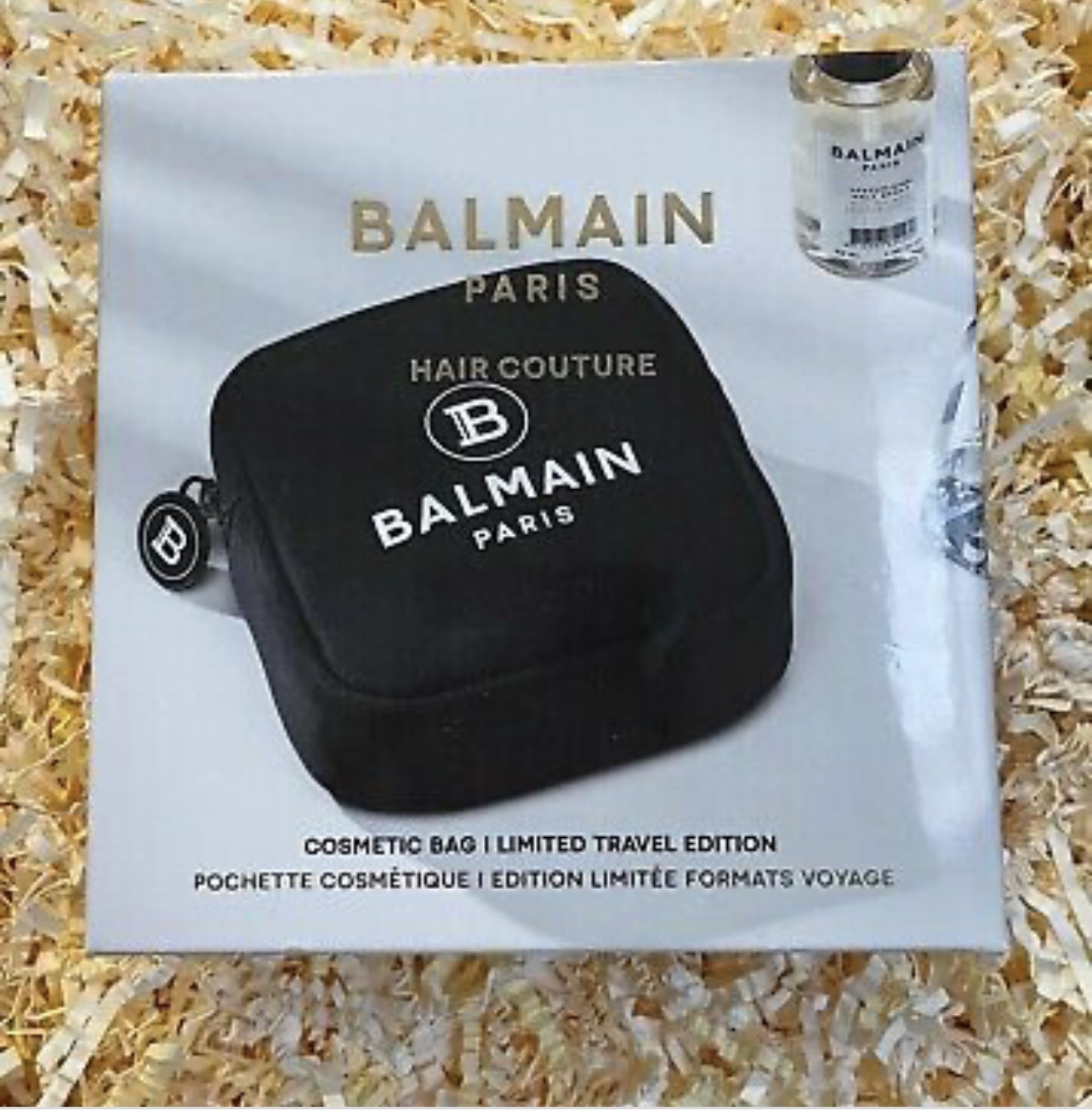 Balmain Cosmetic Bag Limited Travel Edition Dark and Bright Shop