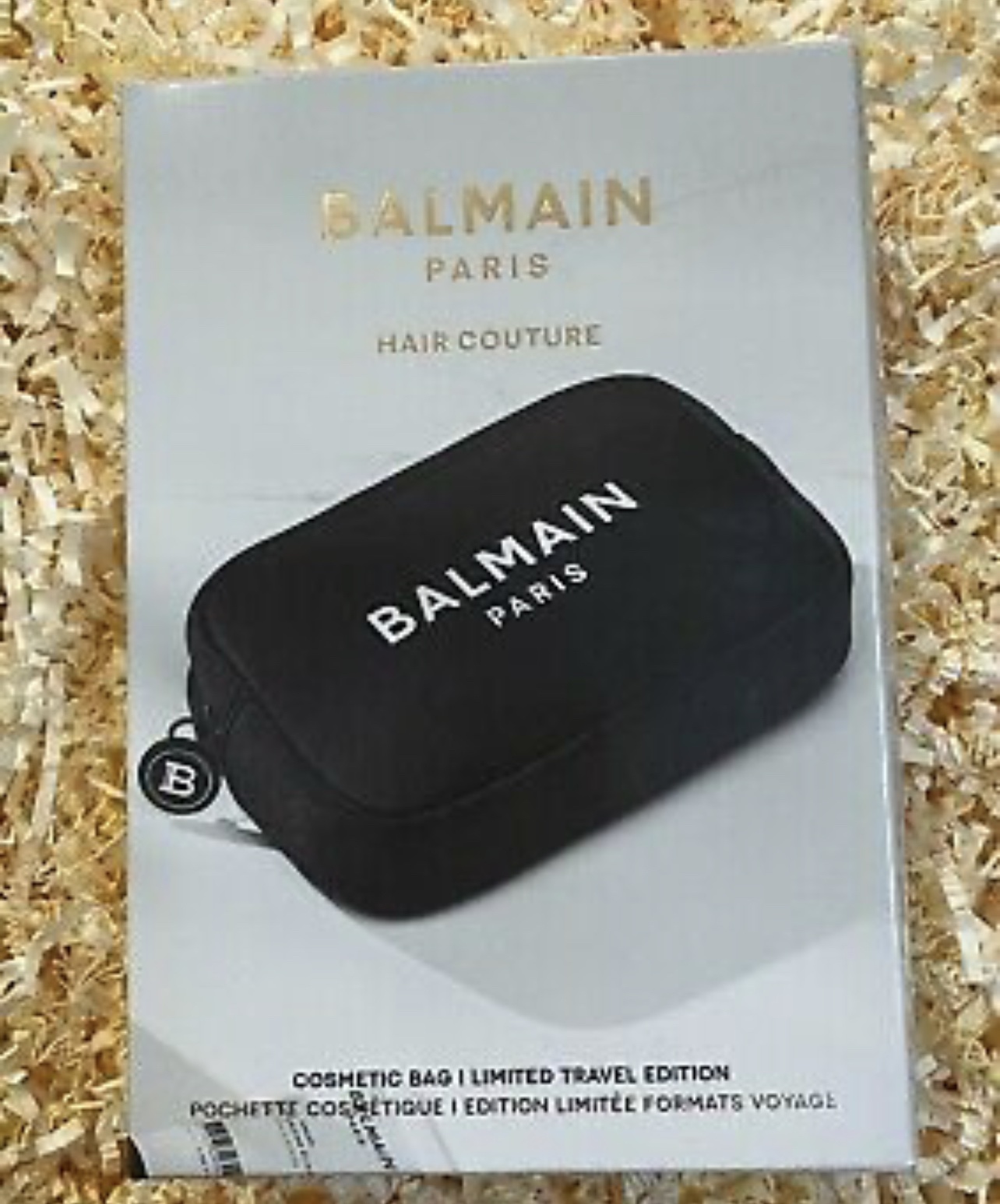 Balmain Cosmetic Bag Limited Travel Edition Dark and Bright Shop