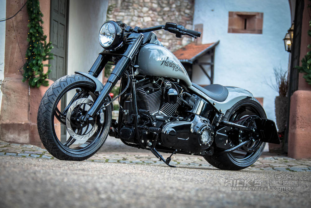 ⛔ OMG! Harley Softail Fat boy Custom by Rick's motorcycles