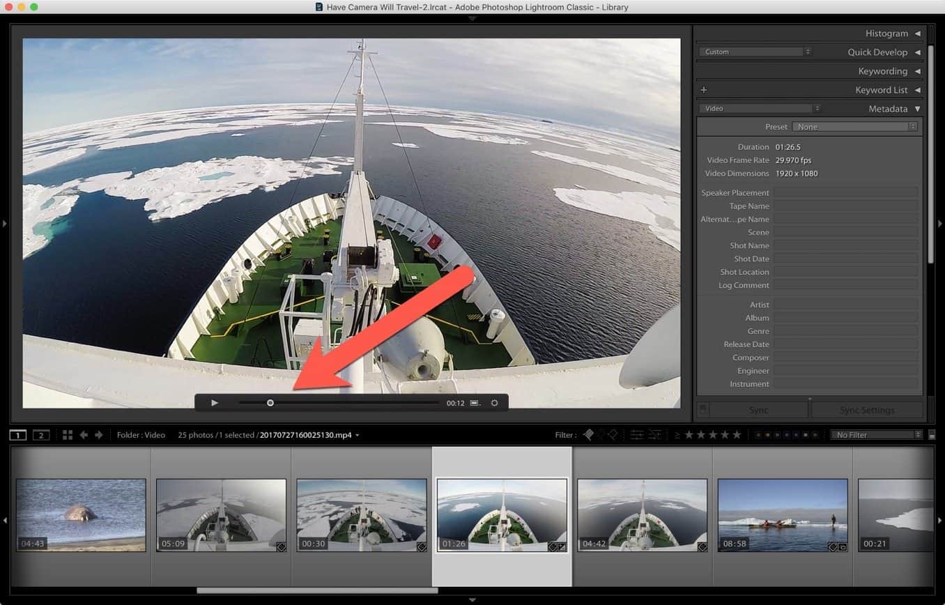 How to Save a Single Frame from a Video as a JPG Using Lightroom Classic