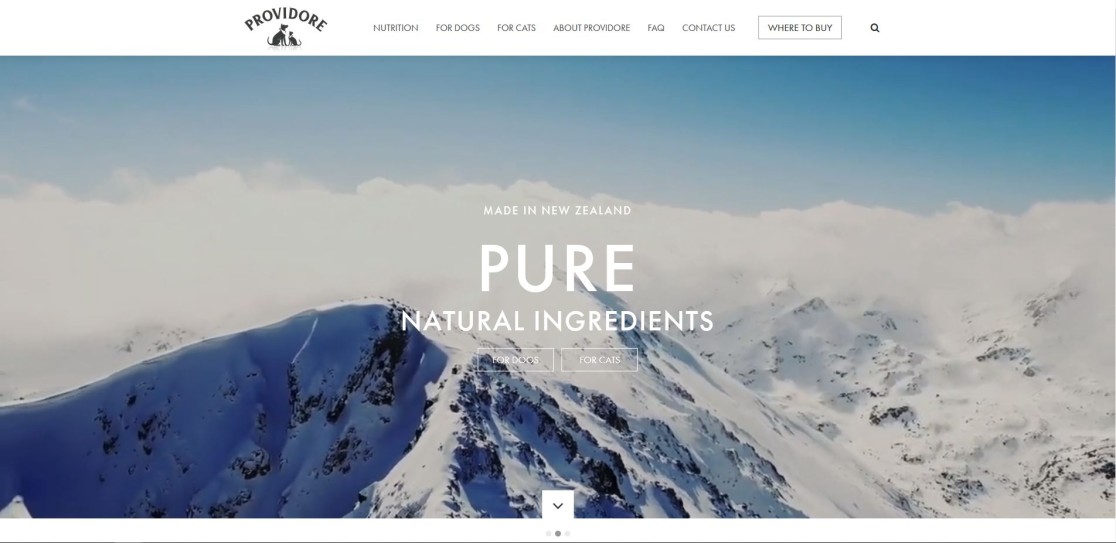 Providore Pet Food » Queenstown  Development & Design Darkside Media
