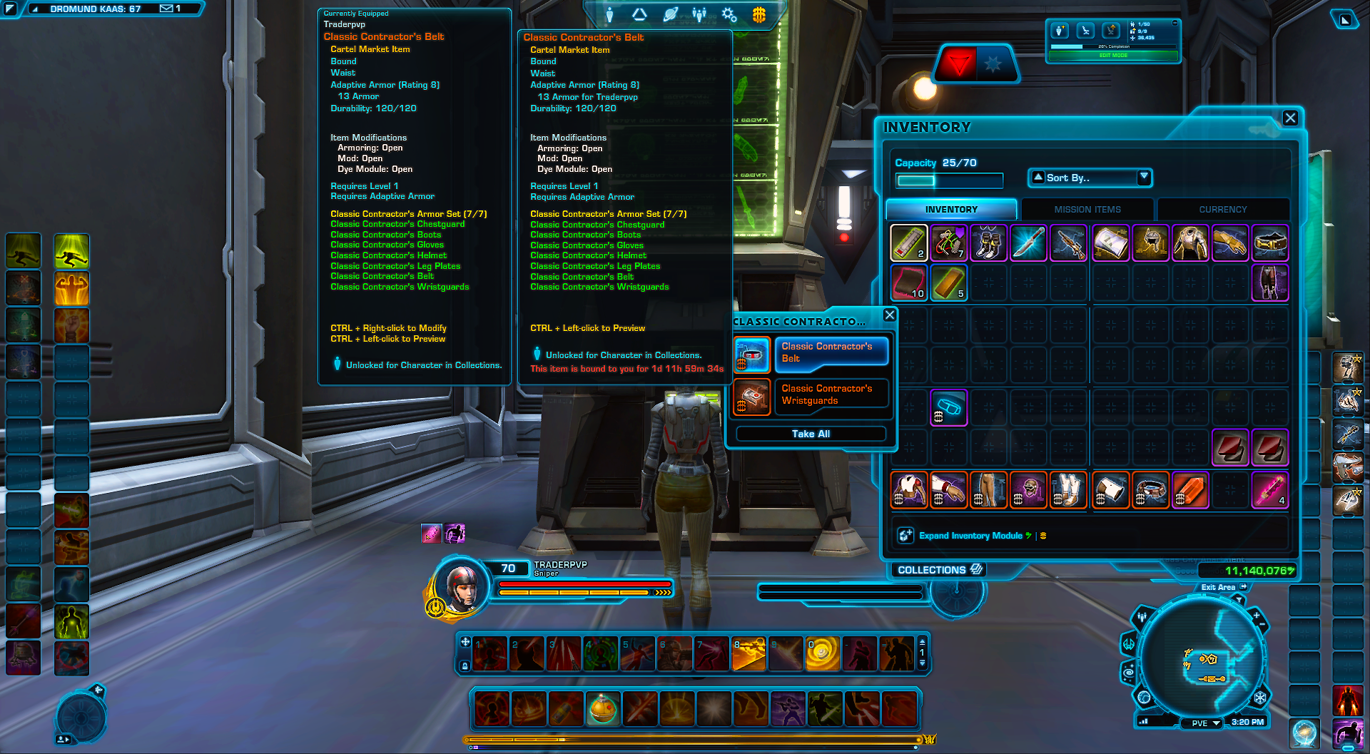 What’s the deal with Silver and Bronze Armour Sets in SWTOR?