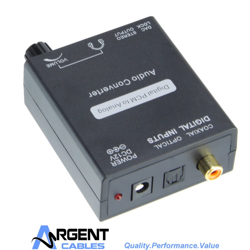 Digital to Analog Audio Converter with headphone out
