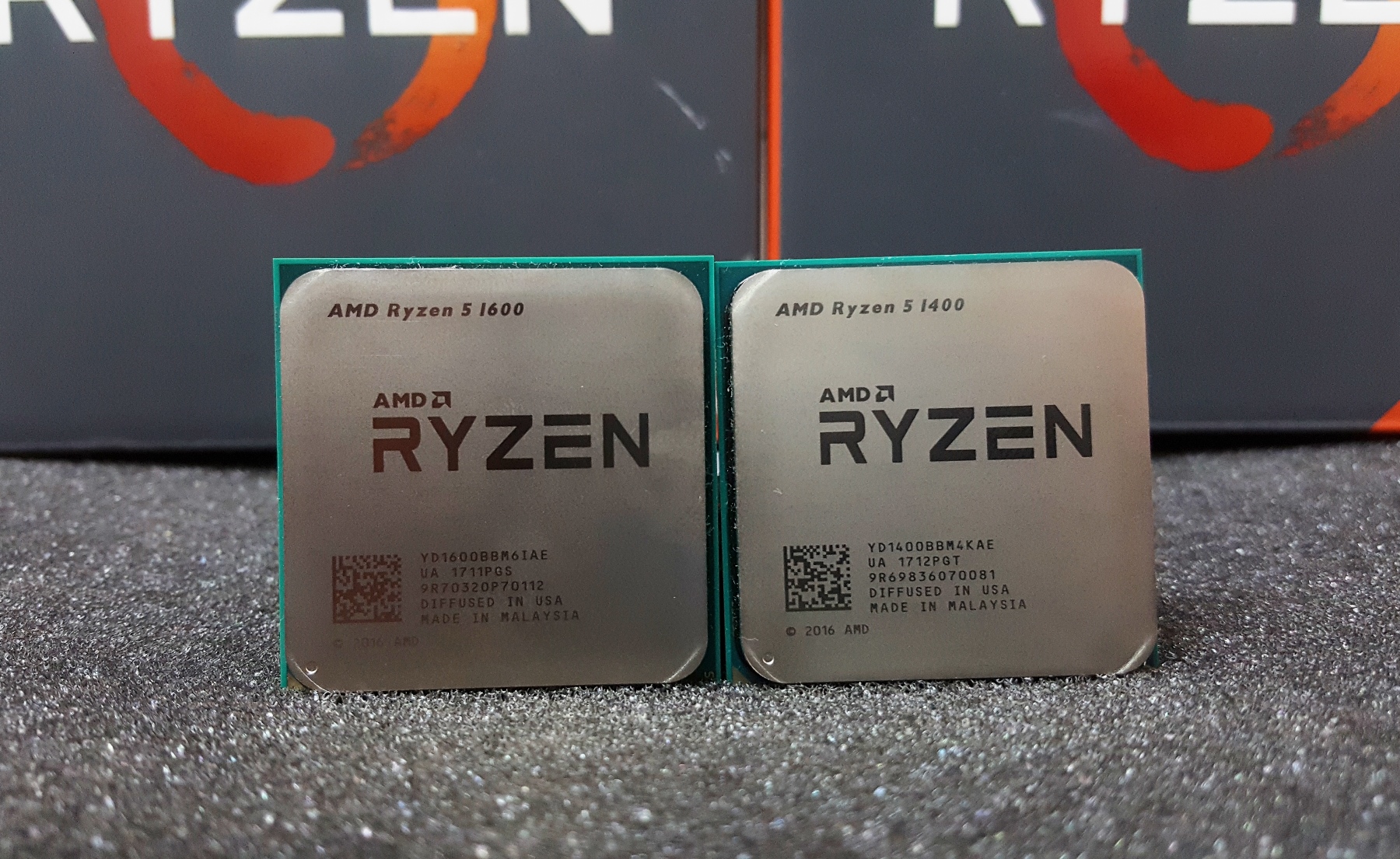 مراجعة معالجات AMD RYZEN 5 1600 /1400 DARKTECH