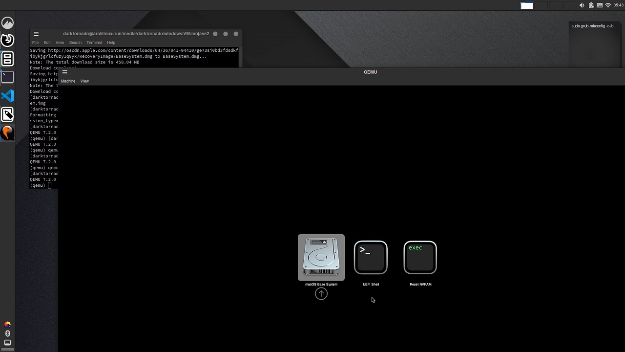 KVM에 macOS 설치 (아치 리눅스)
