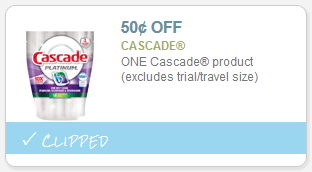 Cascade Platinum Action Pack $5.49 at Ocean State Job Lot with