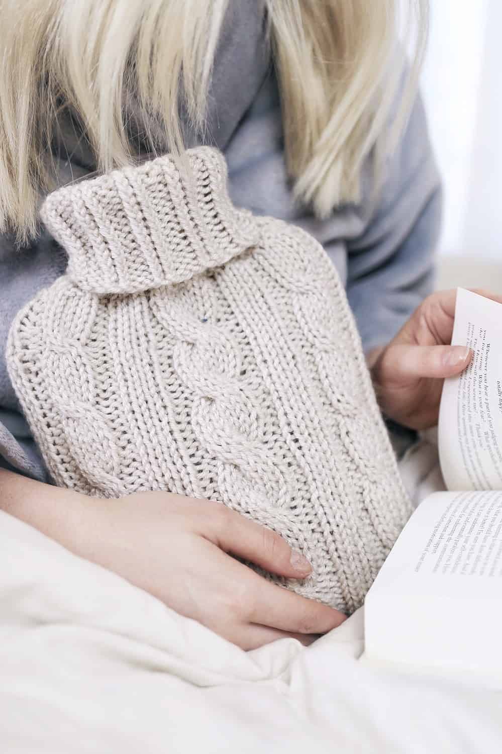 Willow Hot Water Bottle Cozy Knitting Pattern, Darling Jadore, Cozy Knits