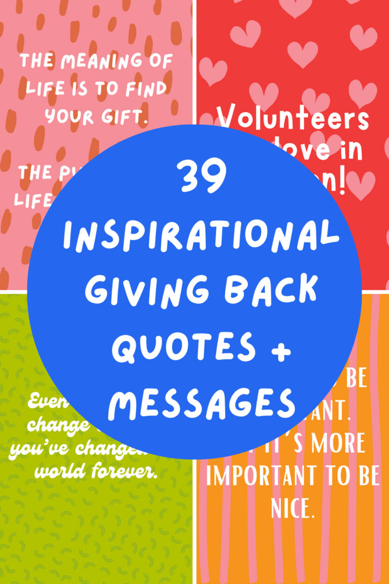 39 Giving Back Quotes + Messages To Inspire Darling Quote