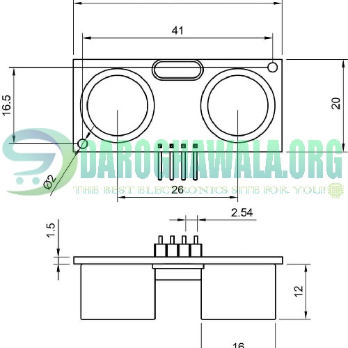 Hc Sr04 Ultrasonic Sensor Working Pinout Diagram Datasheet Images