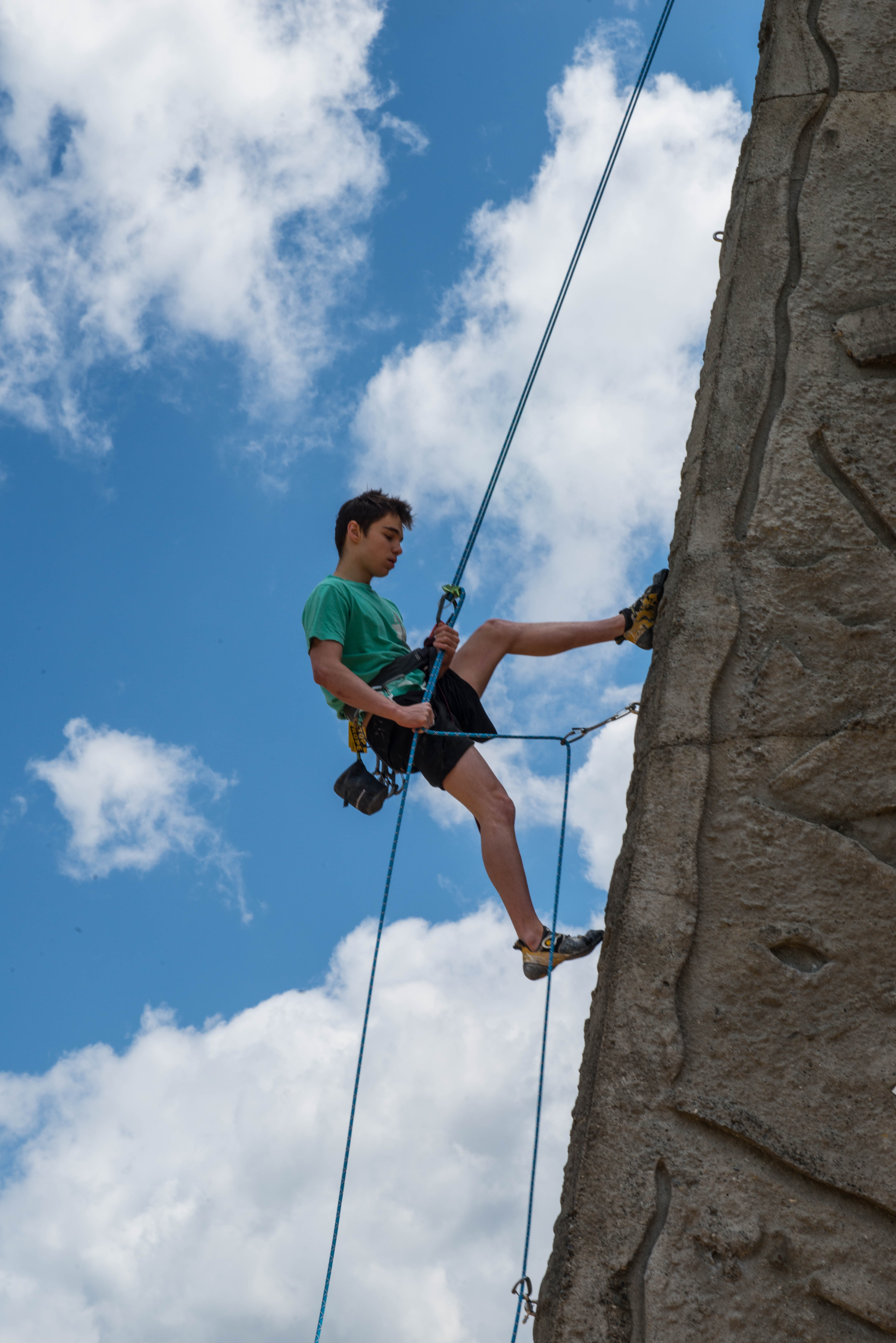 Climbing in Marymoor Daron Green