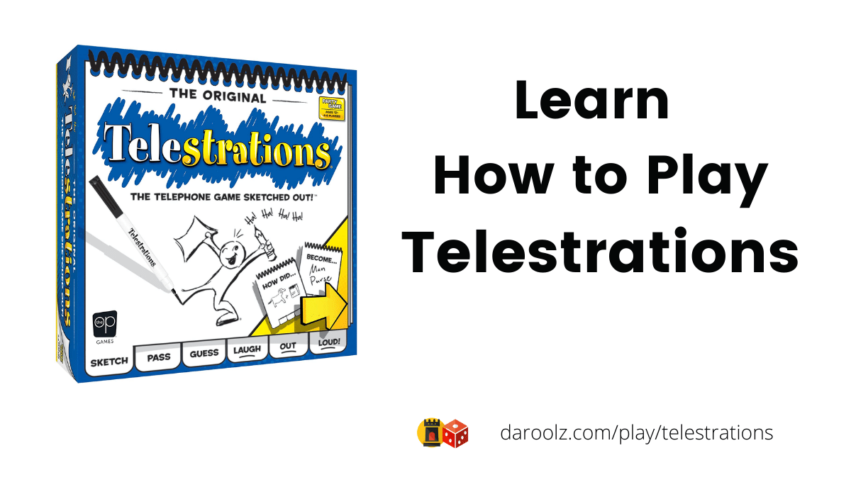 How to Play Telestrations if you hate reading rulebooks