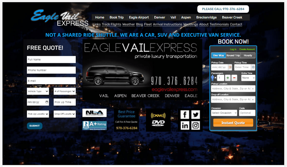Denver Limo Vail Airport Shuttle Denver Vail Transportation
