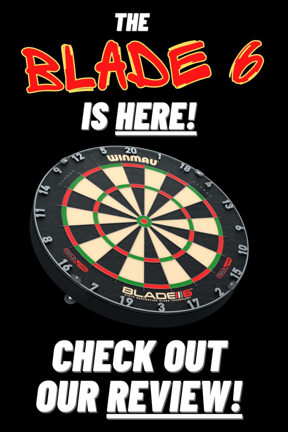 The Winmau Blade 6 Triple Core Dartboard Review