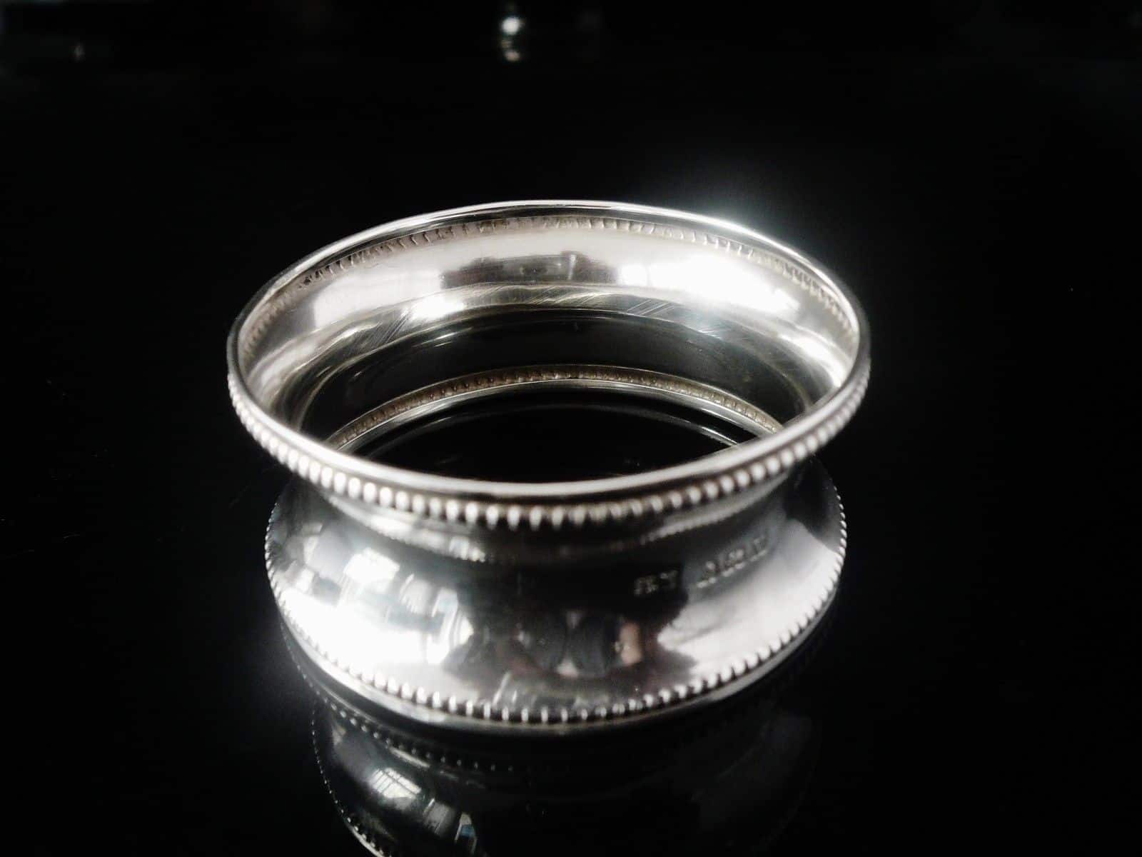 Sterling Silver Napkin Ring, Birmingham 1920, Francis b Dart