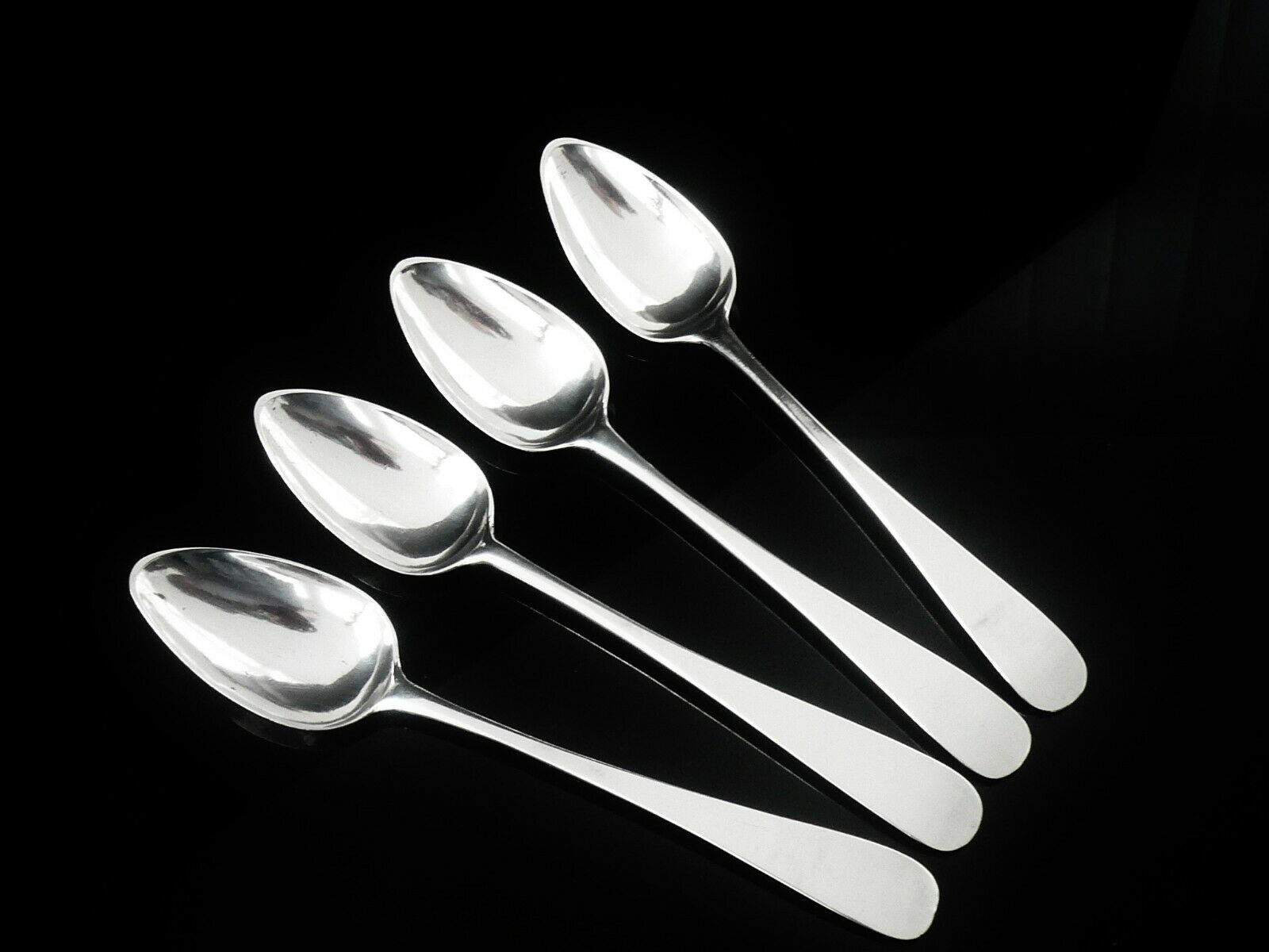 Antique Sterling Silver Teaspoons, Scottish, Edinburgh 1811, William