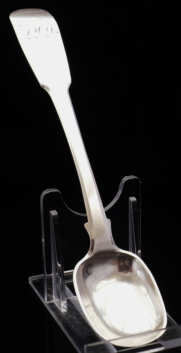 Silver Sugar Shovel Spoon, Scottish Provincial, Peterhead or Dundee WS