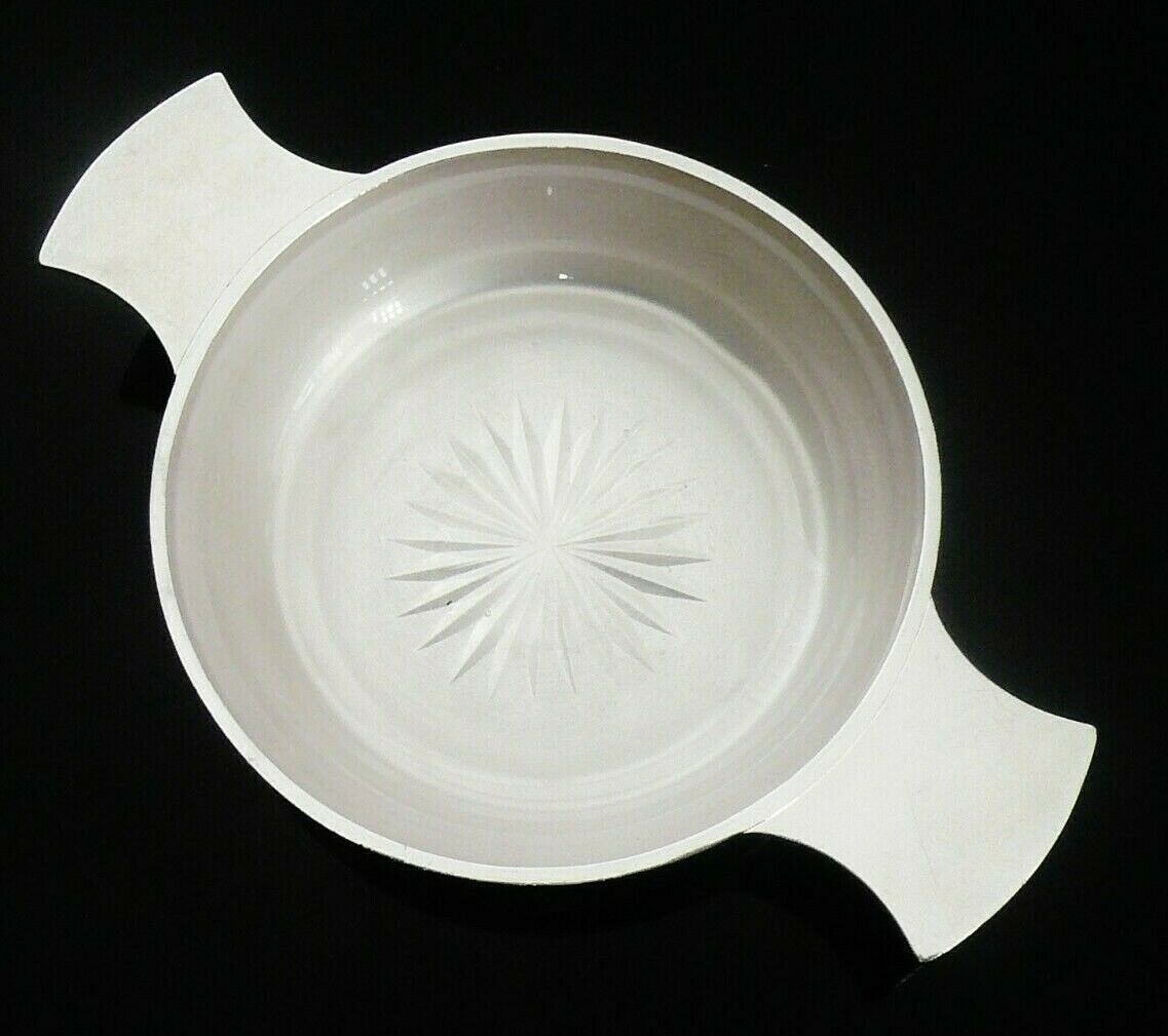 Sterling Silver Butter Dish, Glass Liner, Quaich, Unite