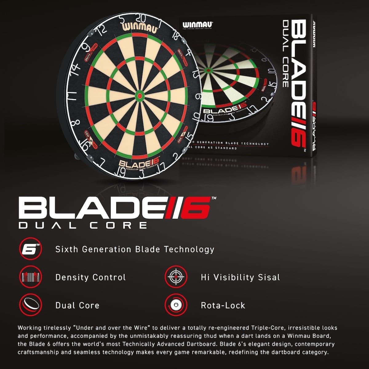 Winmau Blade 6 Dual Core DartsKing