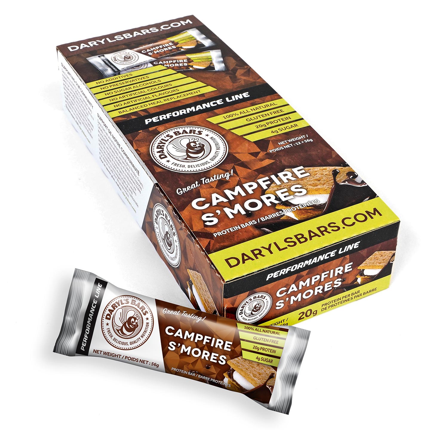 Campfire S’mores Daryl's Bars Fresh, Delicious, Quality Nutrition
