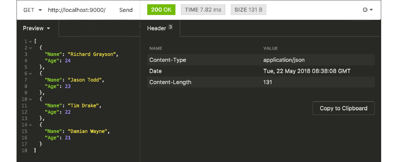 Golang AJAX JSON Response Dasar Pemrograman Golang