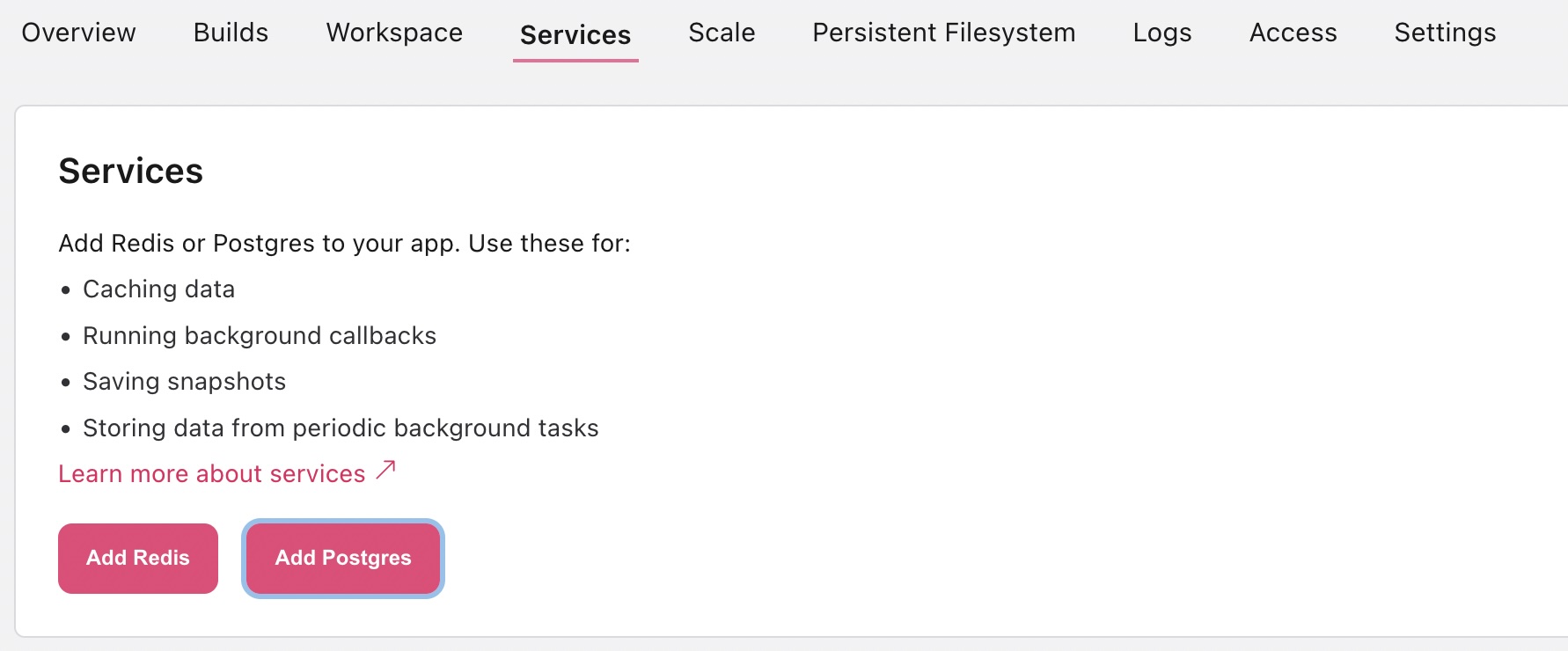 Adding Postgres to an App Dash for Python Documentation Plotly